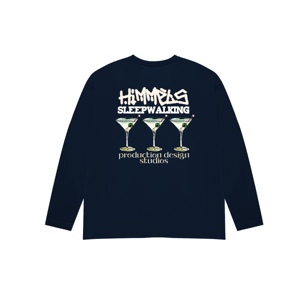 SLEEPWALKING NAVY BLUE LONGSLEEVE