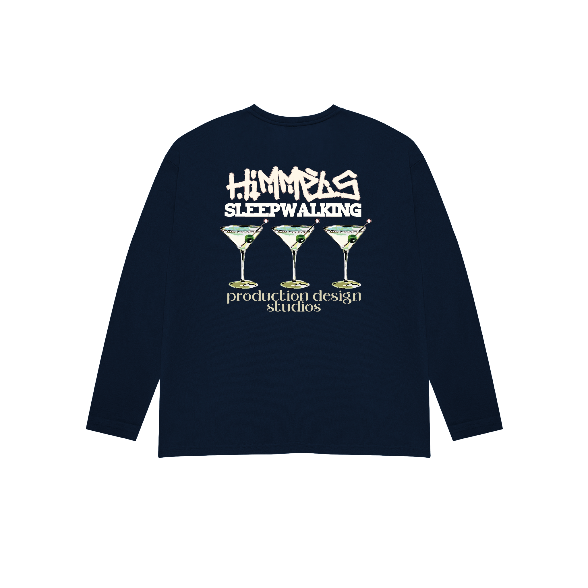 SLEEPWALKING NAVY BLUE LONGSLEEVE