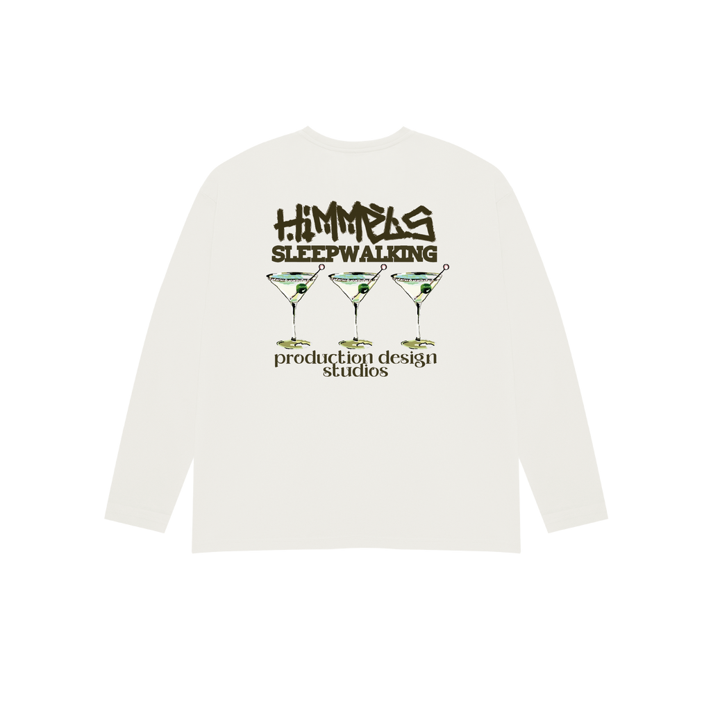 SLEEPWALKING WHITE LONGSLEEVE