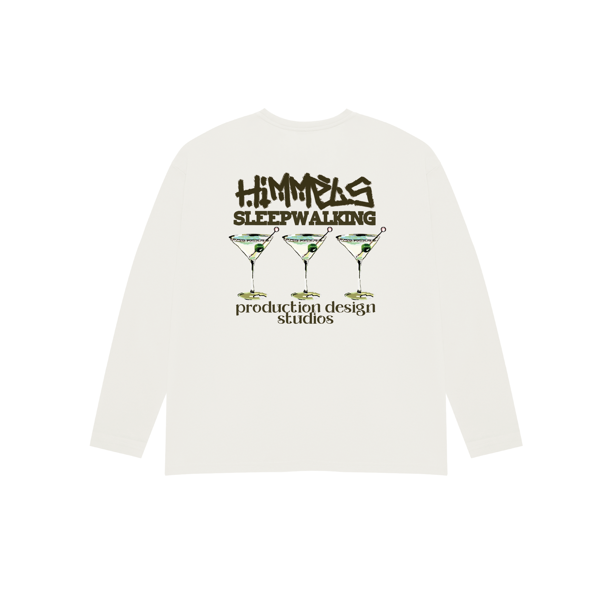 SLEEPWALKING WHITE LONGSLEEVE