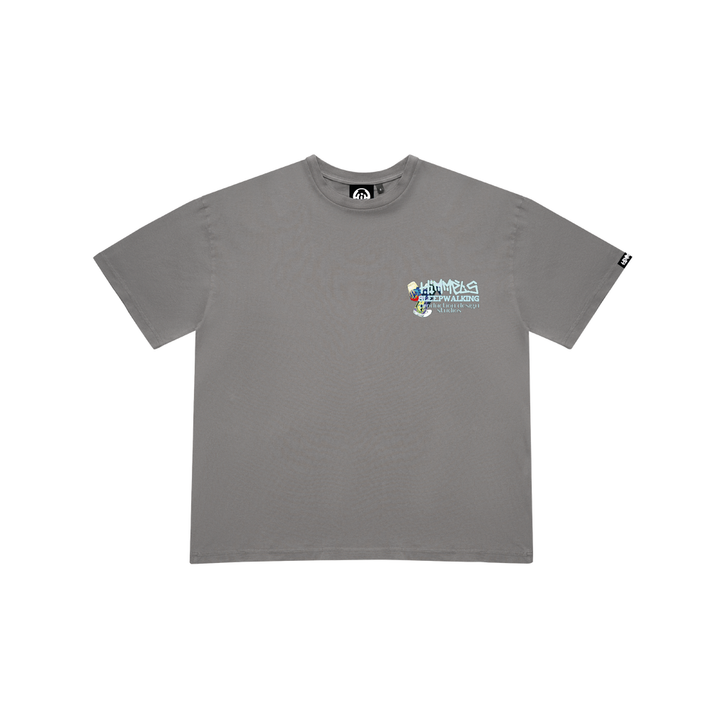 SLEEPWALKING CHARCOAL TEE