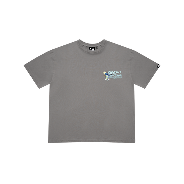 SLEEPWALKING CHARCOAL TEE