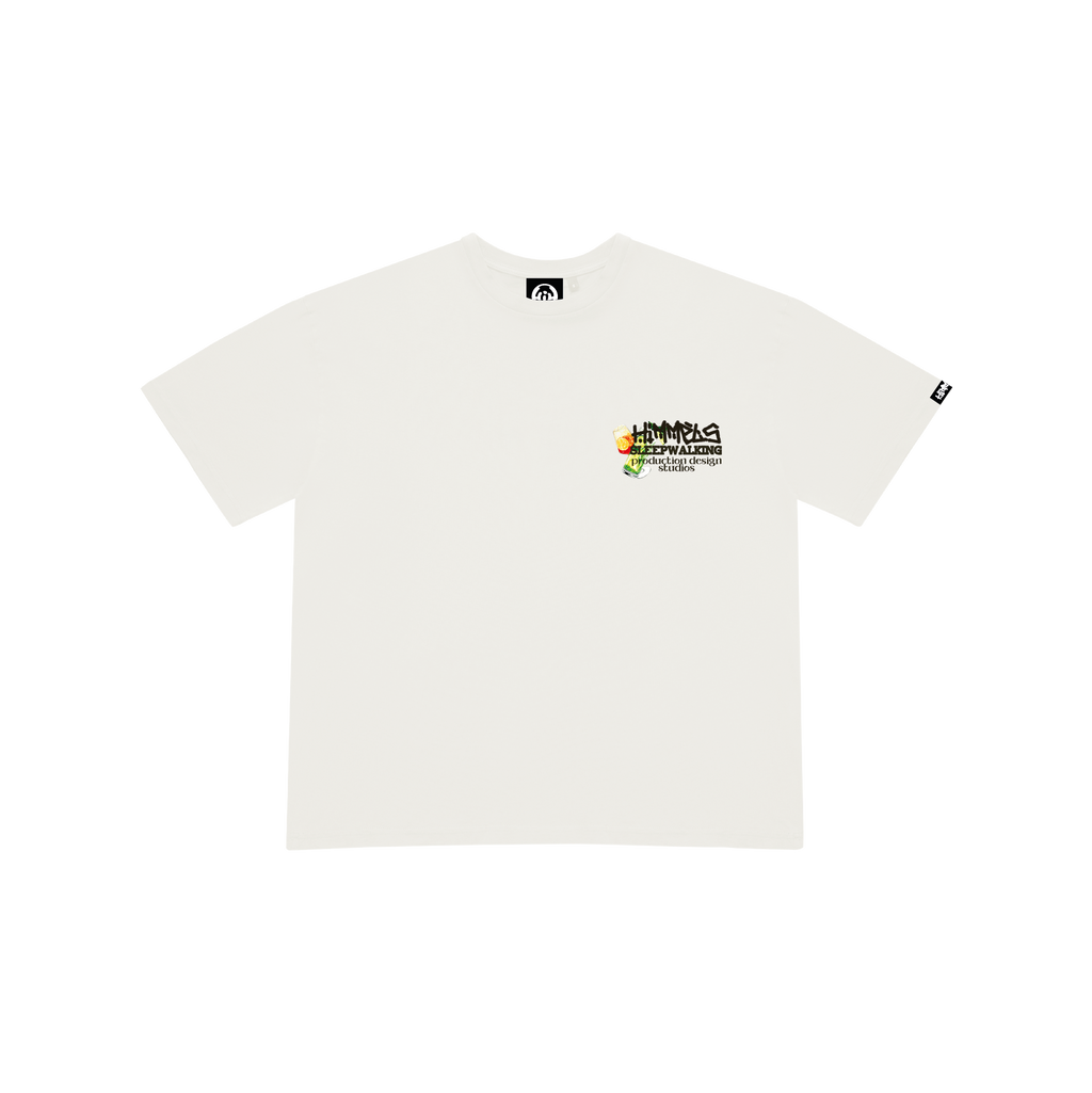 SLEEPWALKING  WHITE TEE