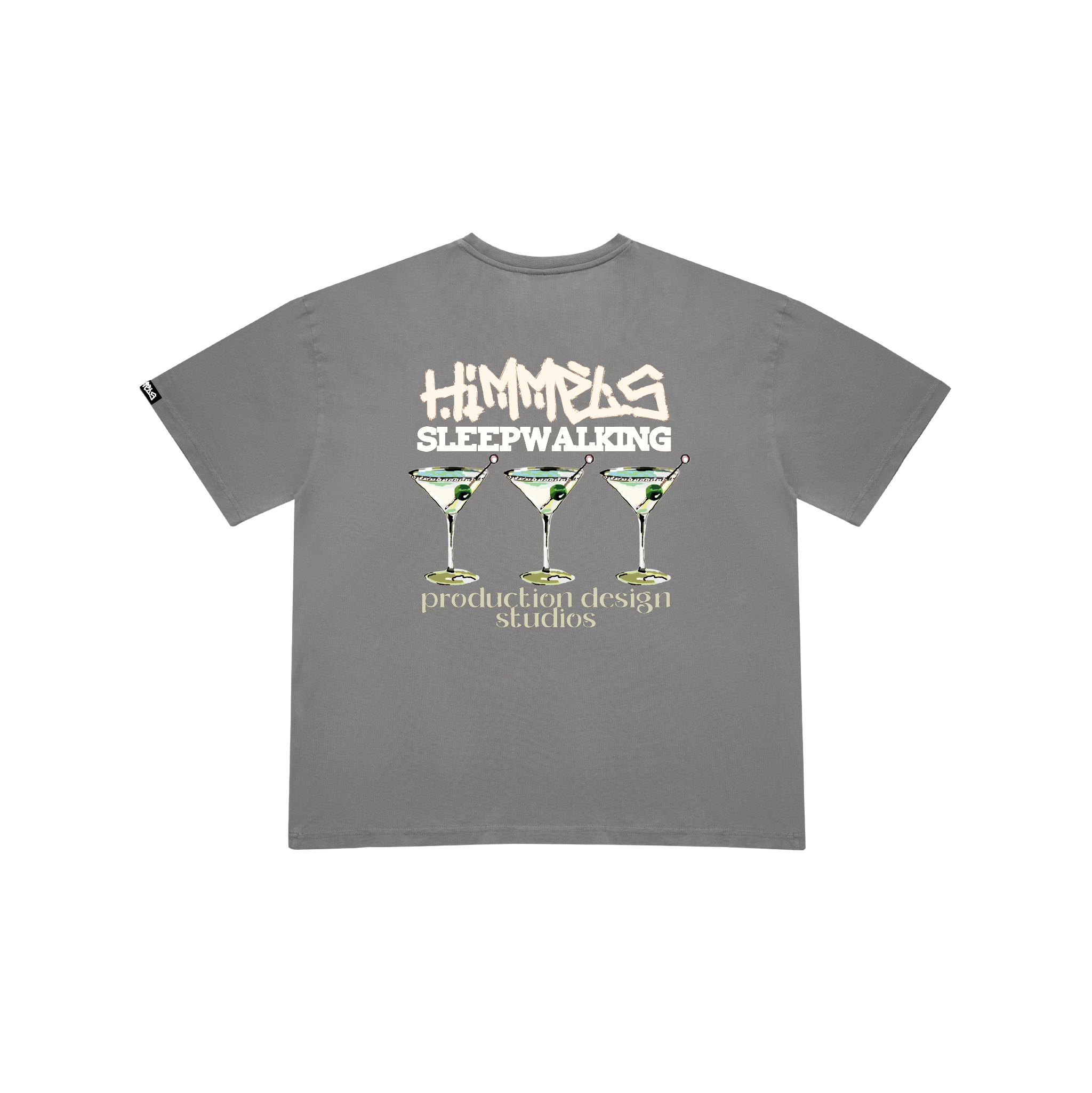 SLEEPWALKING CHARCOAL TEE