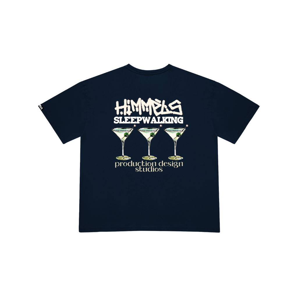 SLEEPWALKING NAVY BLUE TEE