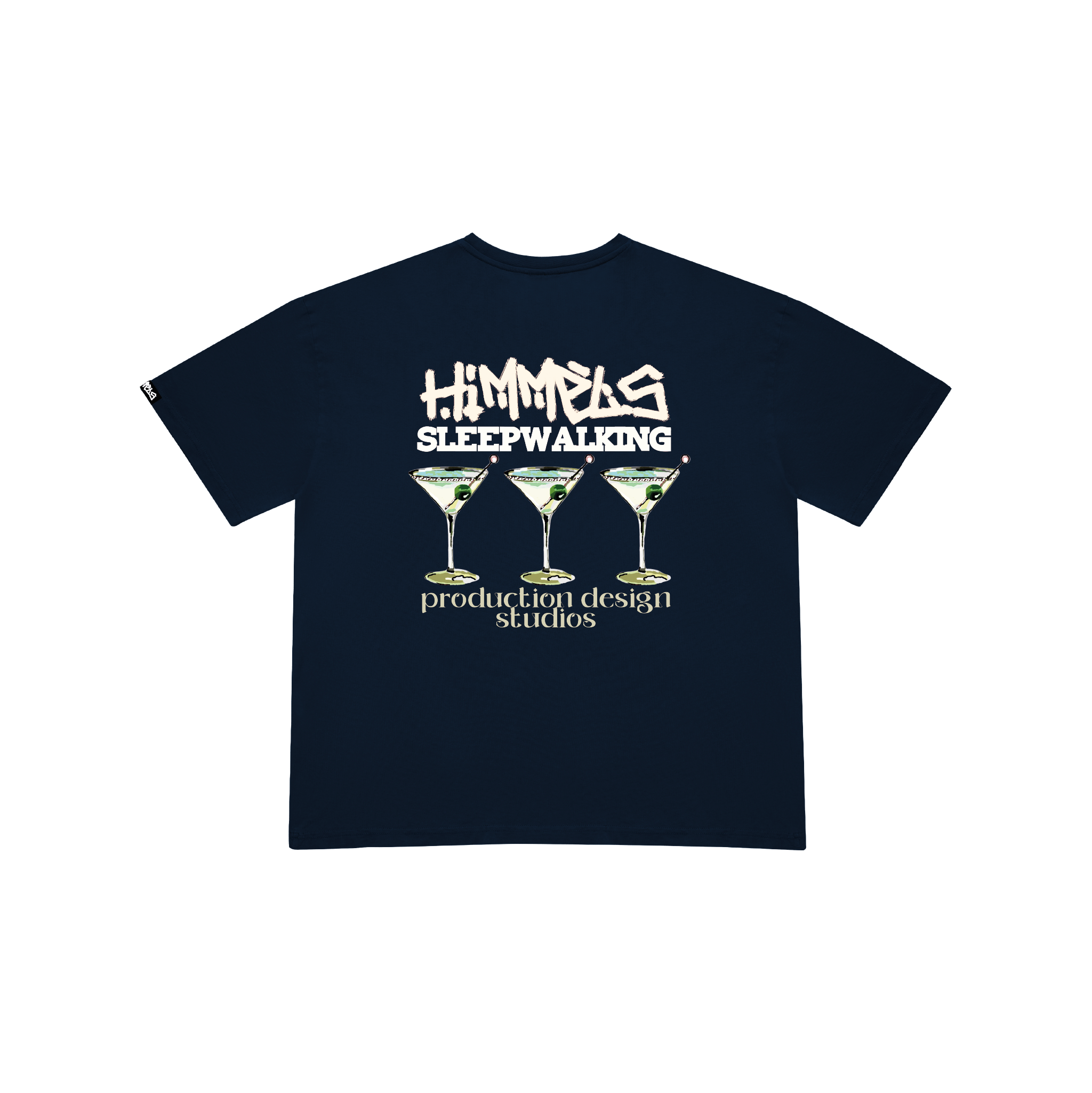 SLEEPWALKING NAVY BLUE TEE