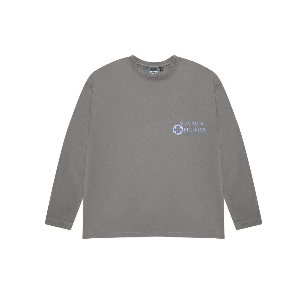SUMMER FRIDAYS CHARCOAL LONGSLEEVE