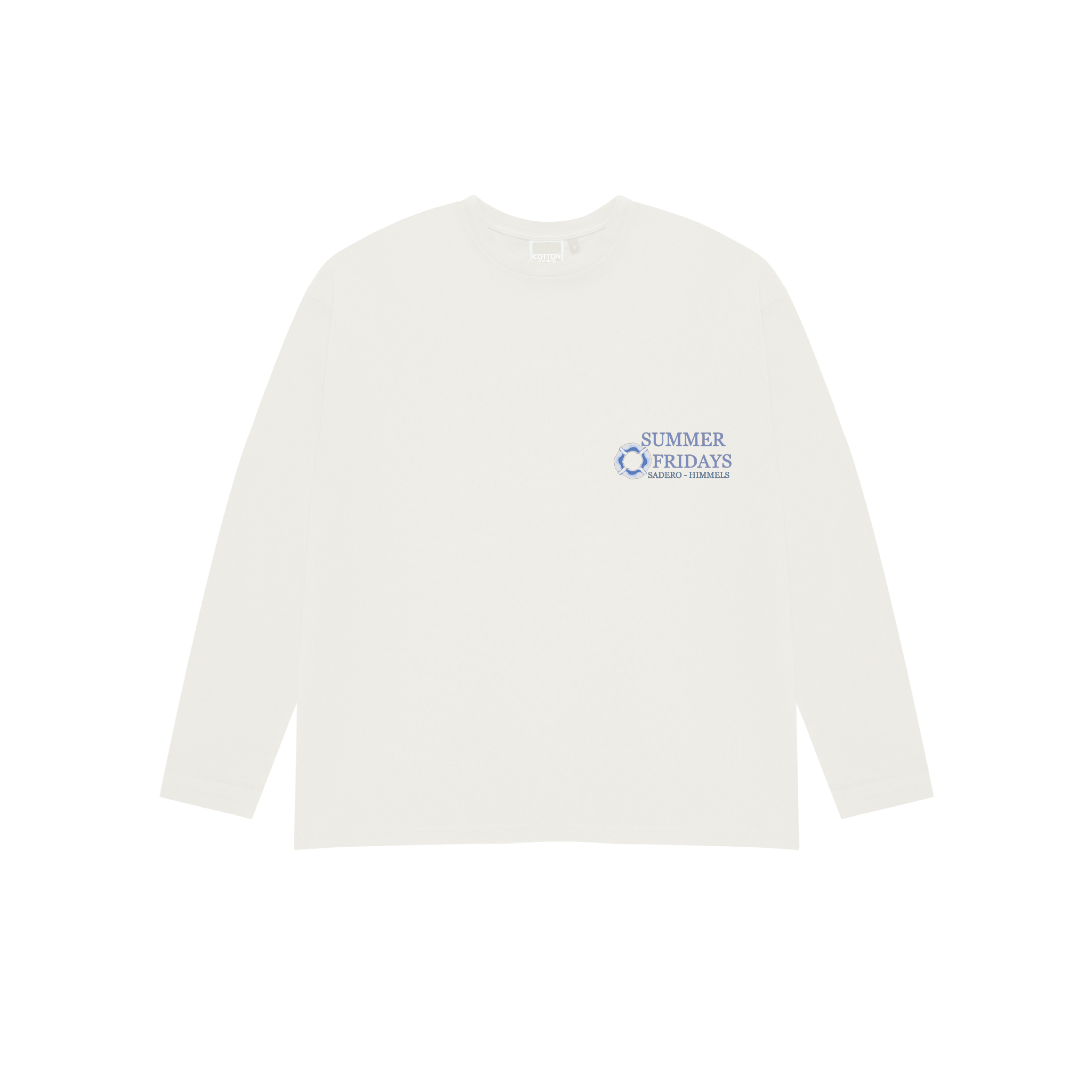 SUMMER FRIDAYS WHITE LONGSLEEVE