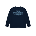 SUMMER FRIDAYS NAVY BLUE LONGSLEEVE