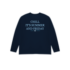 SUMMER FRIDAYS NAVY BLUE LONGSLEEVE