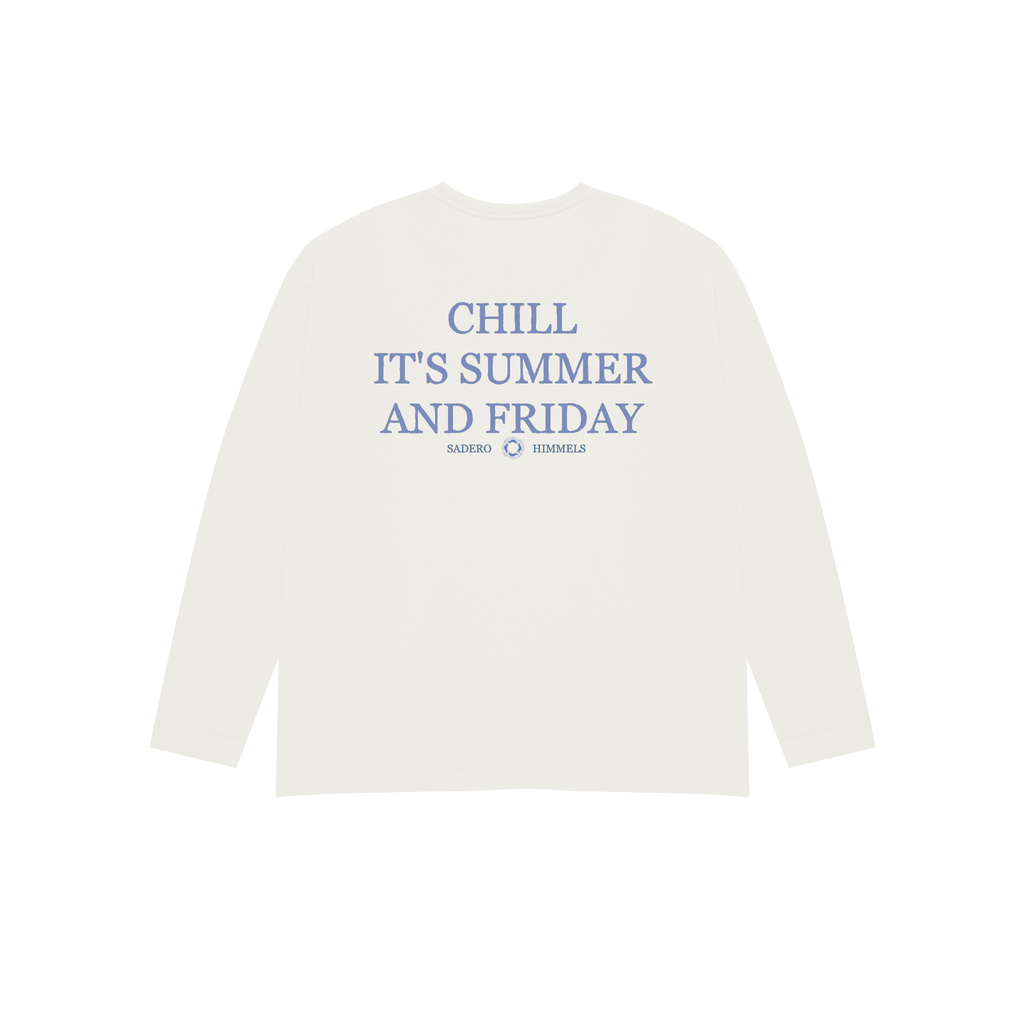 SUMMER FRIDAYS WHITE LONGSLEEVE