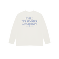 SUMMER FRIDAYS WHITE LONGSLEEVE