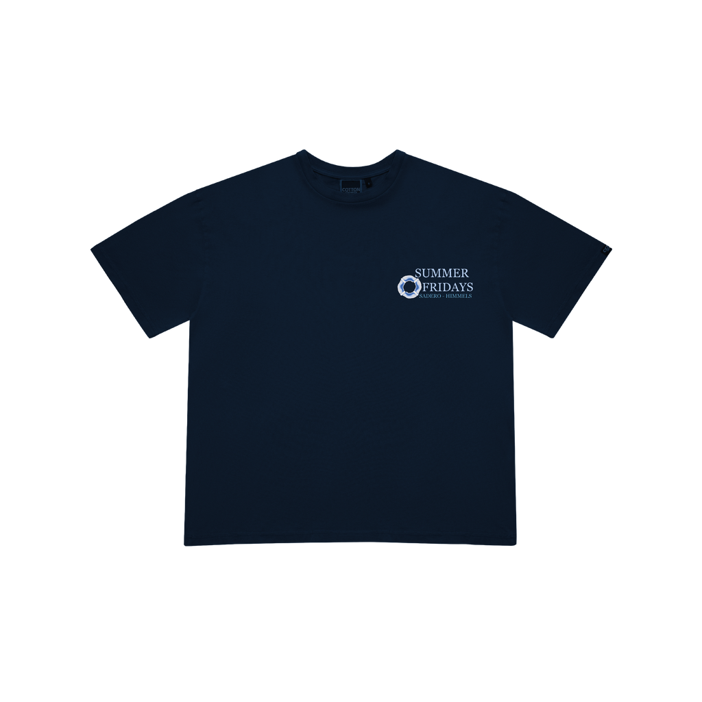 SUMMER FRIDAYS NAVY BLUE TEE