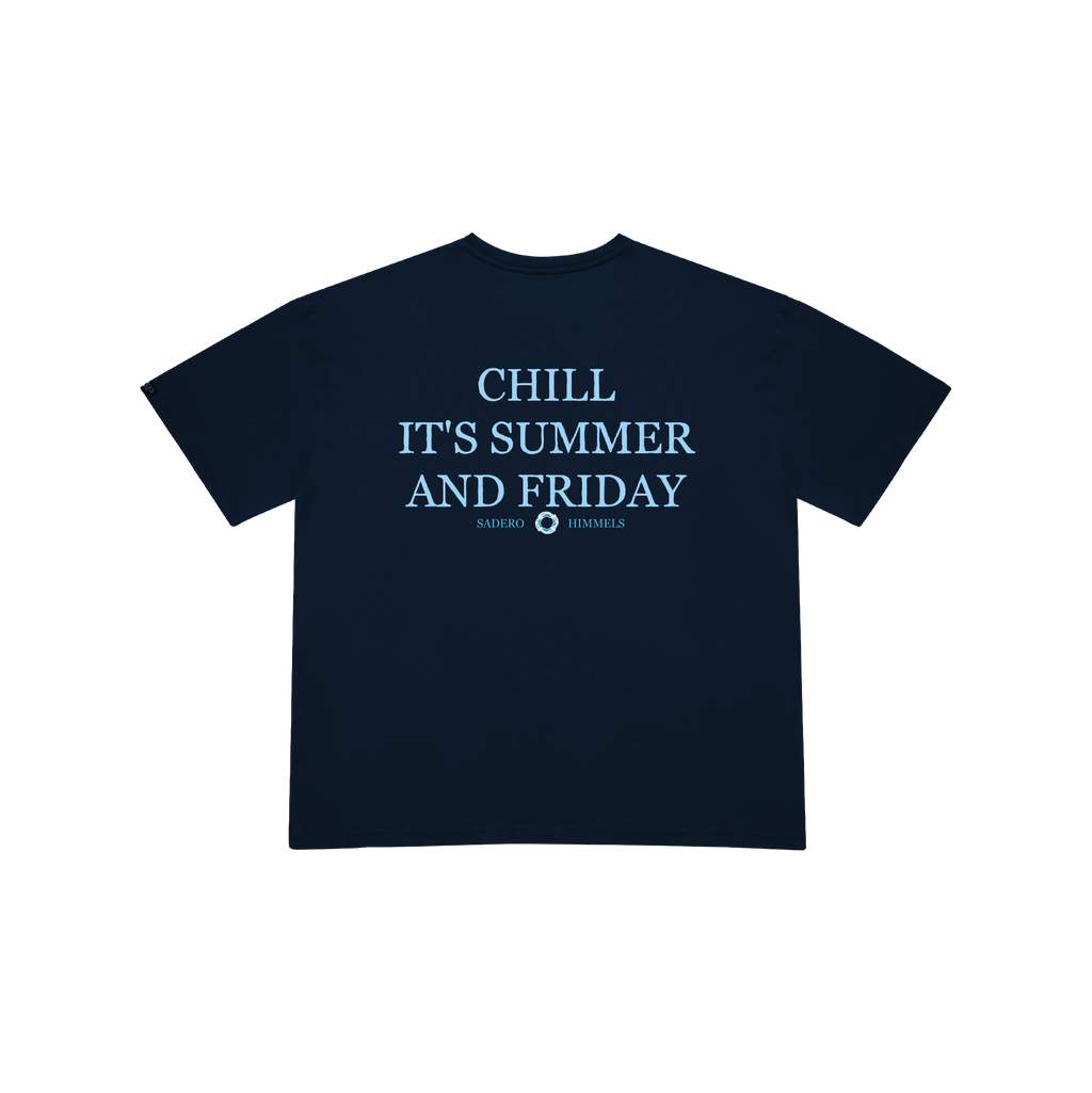 SUMMER FRIDAYS NAVY BLUE TEE