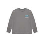 SURF LOBBY LONG SLEEVE T-SHIRT CHARCOAL
