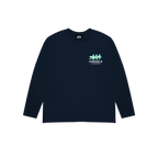 NAVY LONG SLEEVE SURF LOBBY T-SHIRT