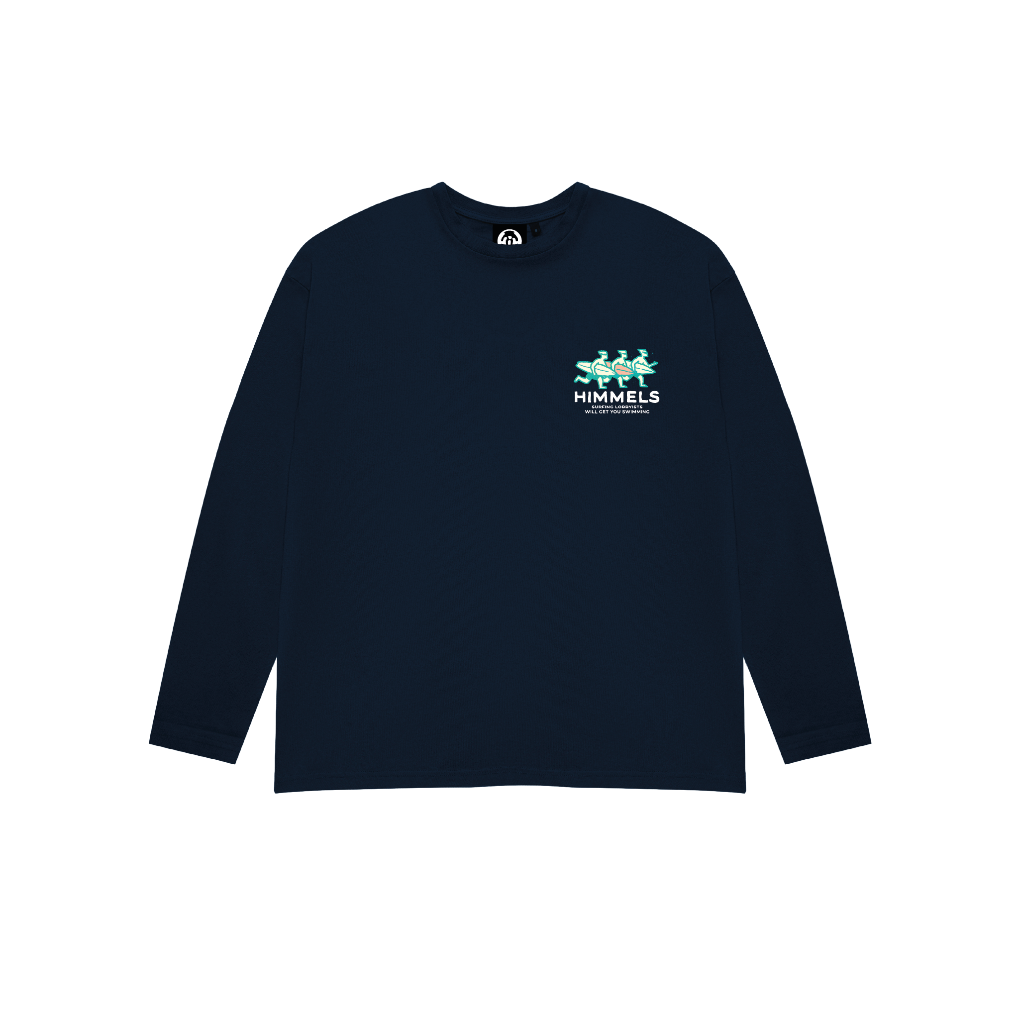 NAVY LONG SLEEVE SURF LOBBY T-SHIRT
