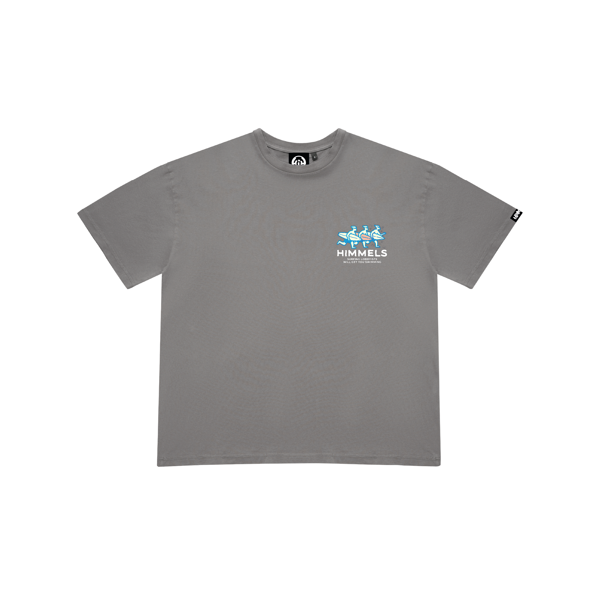 SURF LOBBY CHARCOAL T-SHIRT