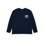 NAVY LONG SLEEVE SURF LOBBY T-SHIRT