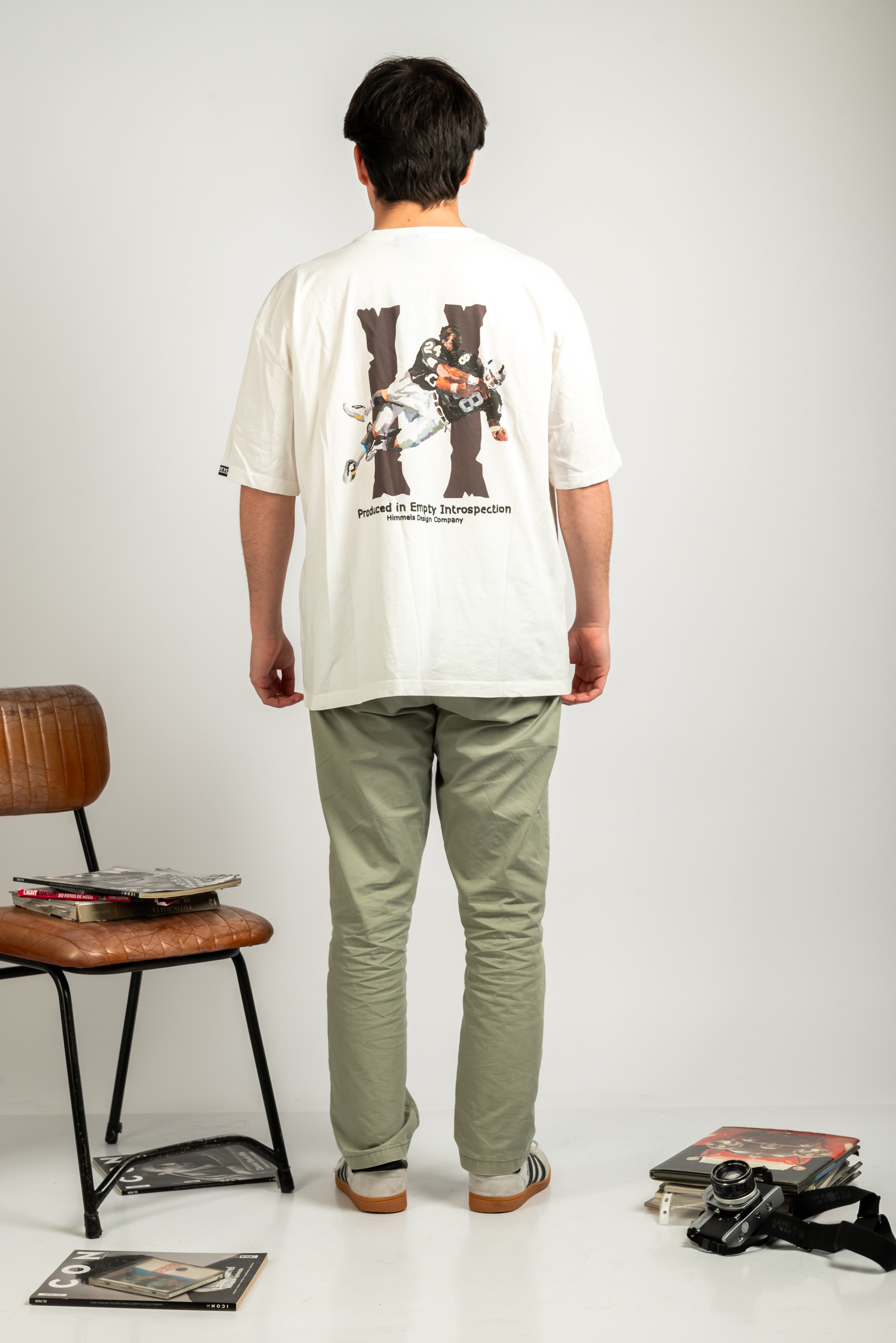 WHITE BROKE BONES TEE