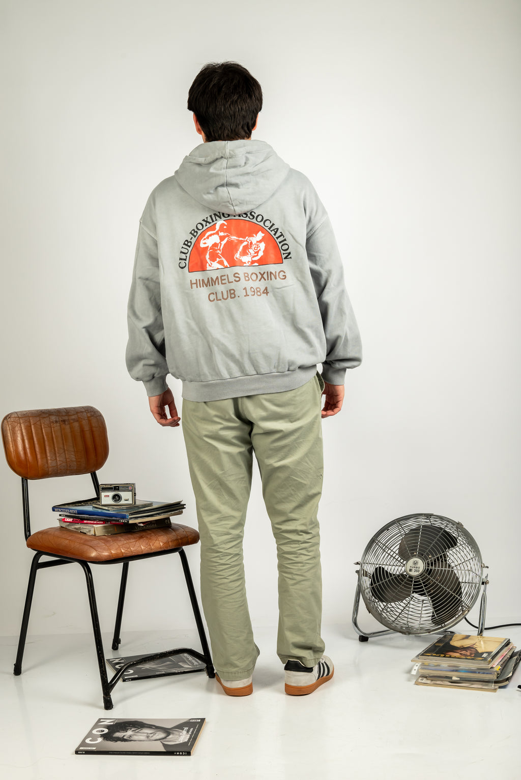 BOXING ZIPPER ICE GREY