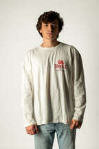 BOXING WHITE LONGSLEEVE
