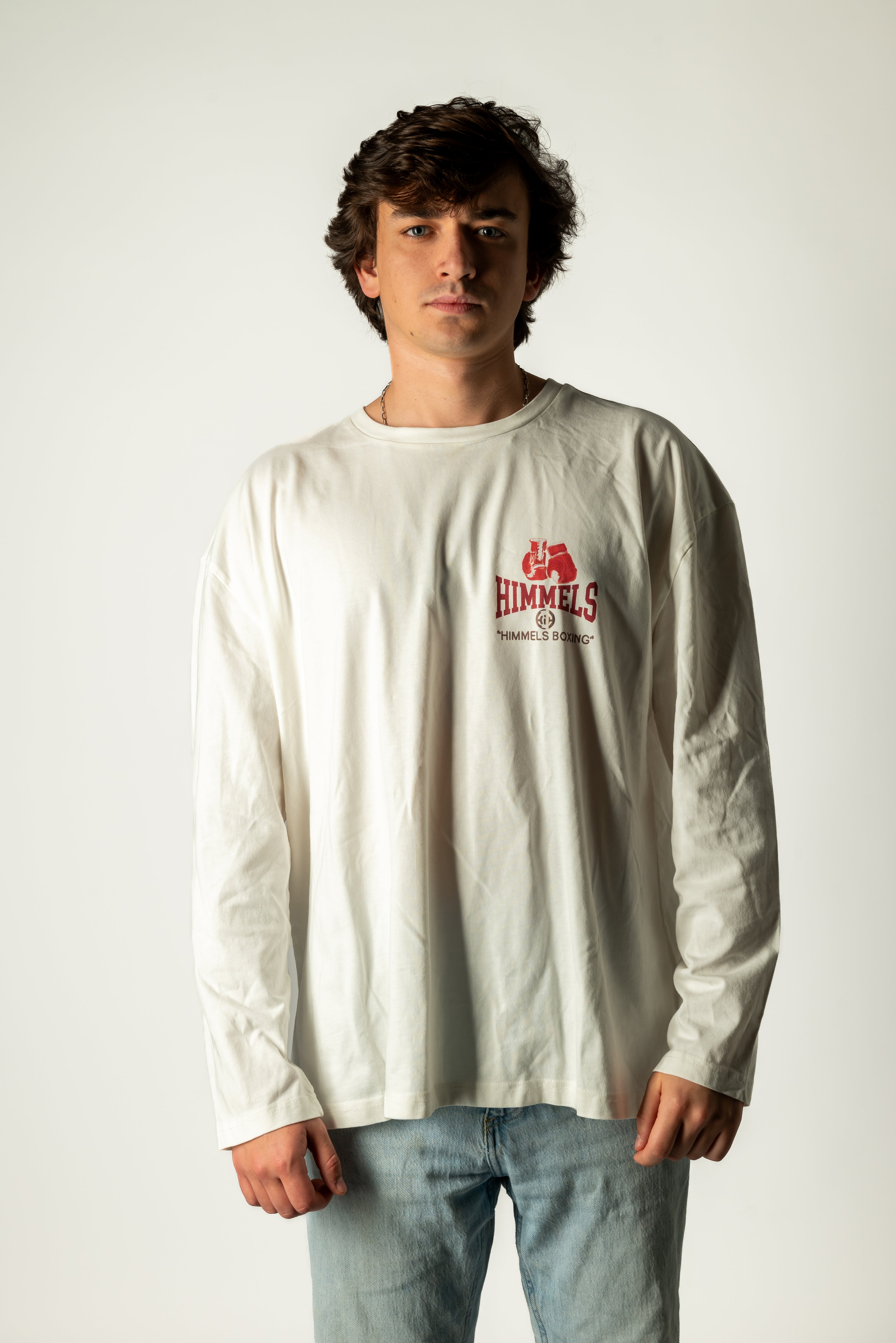 BOXING WHITE LONGSLEEVE