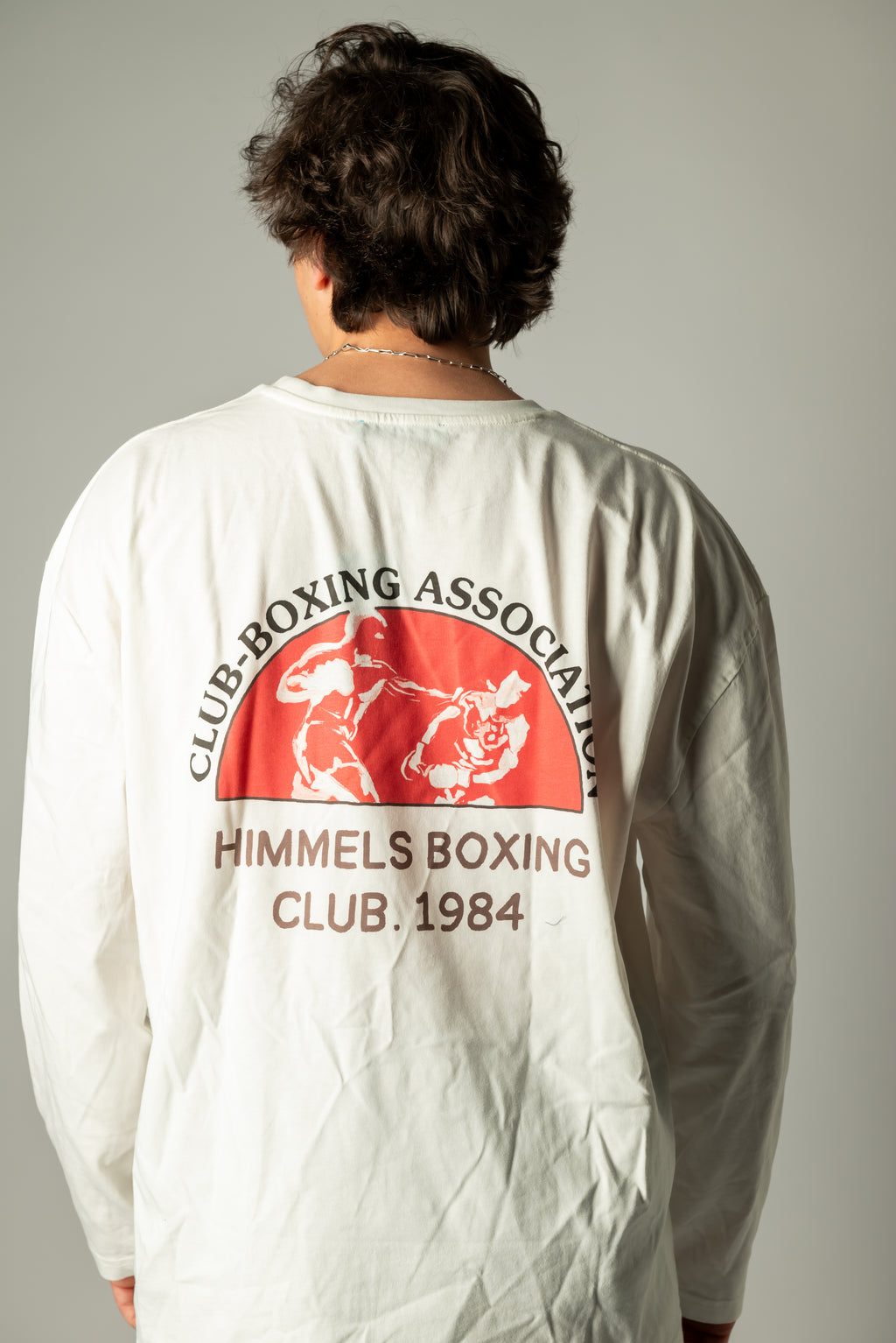 BOXING WHITE LONGSLEEVE