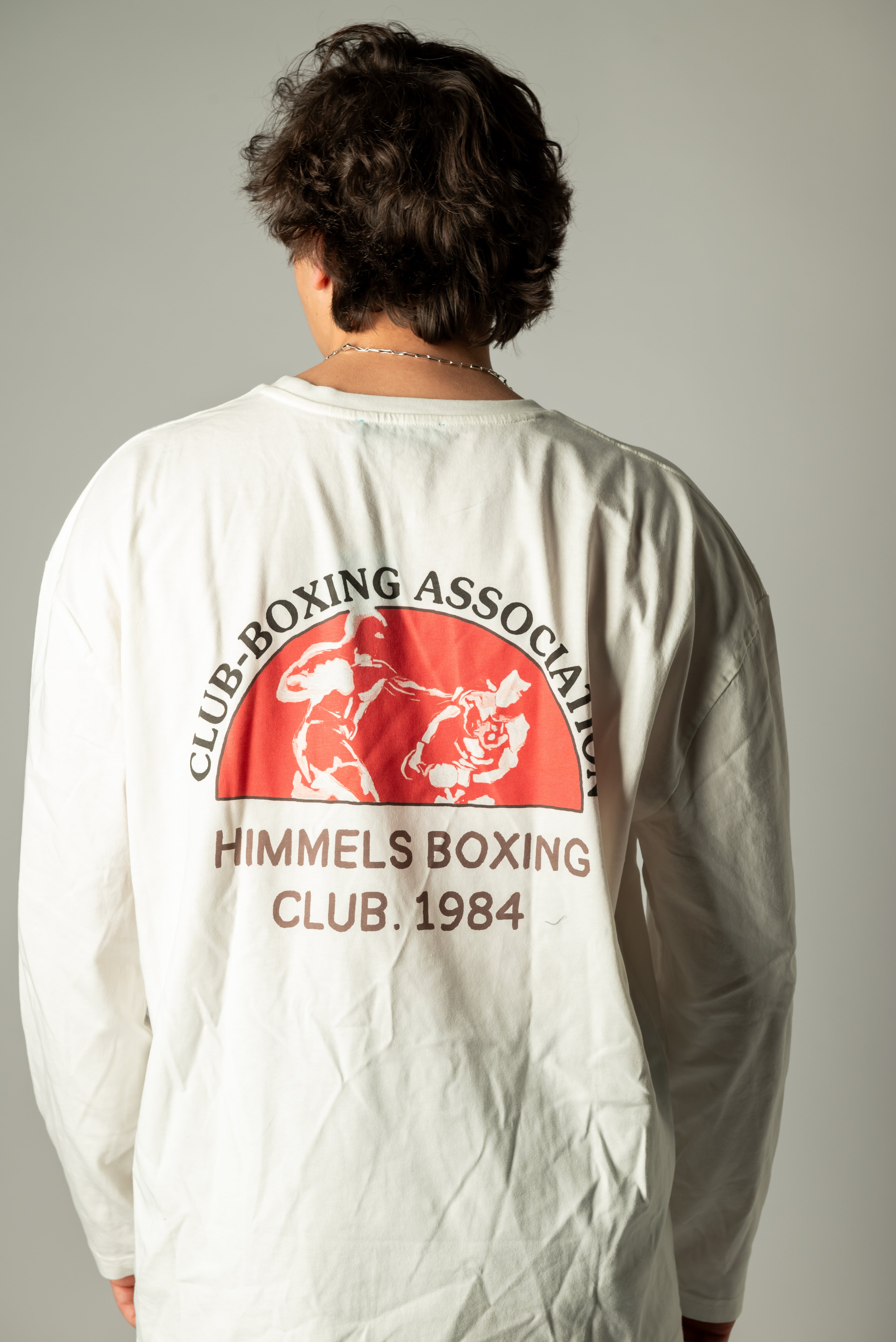 BOXING WHITE LONGSLEEVE