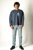 BROKEN BONES NAVY BLUE  CREWNECK