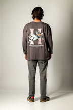 BROKEN BONES CHARCOAL LONGSLEEVE 