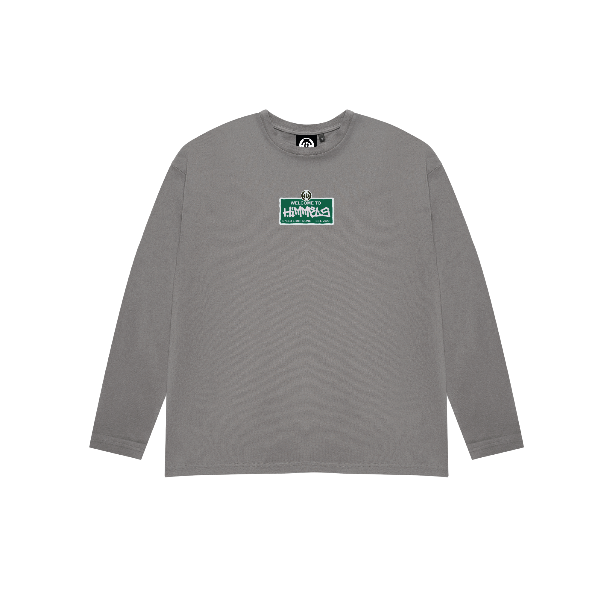 WB LONG SLEEVE T-SHIRT CHARCOAL