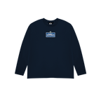 NAVY BLUE LONG SLEEVE WB T-SHIRT