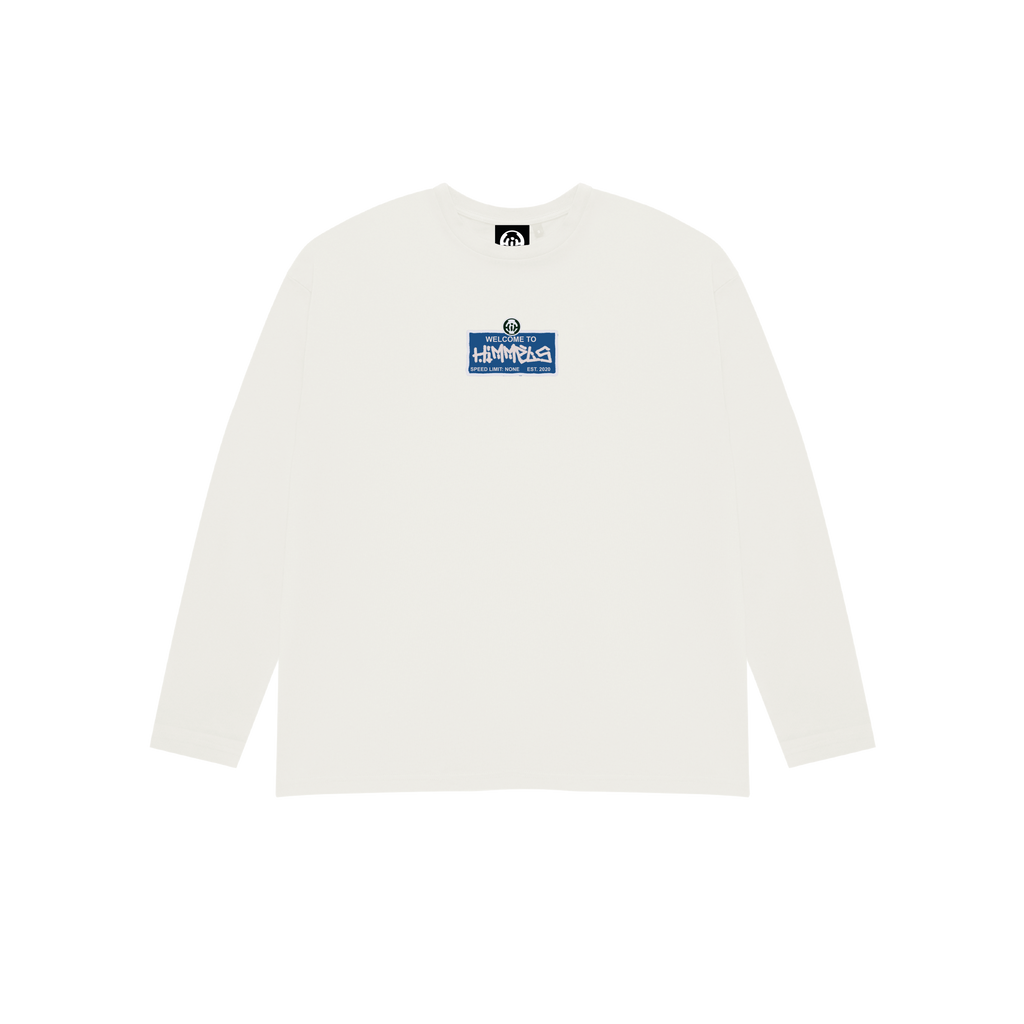 WRECKLESS BEHAVIOUR LONG SLEEVE T-SHIRT WHITE