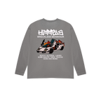 WB LONG SLEEVE T-SHIRT CHARCOAL