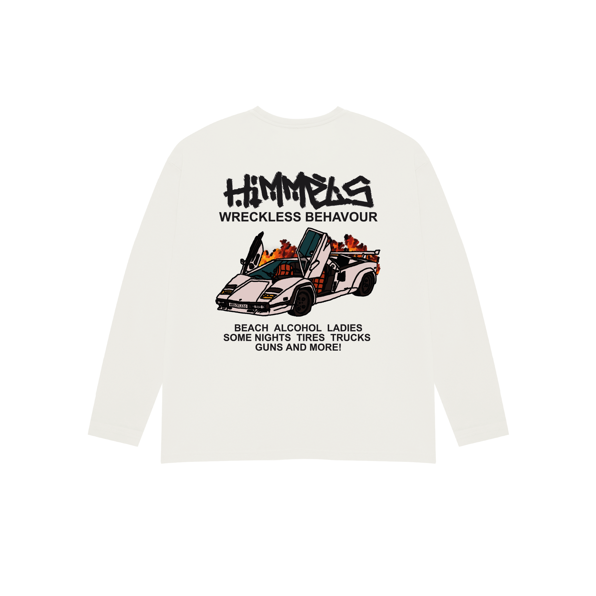 WB LONG SLEEVE T-SHIRT WHITE