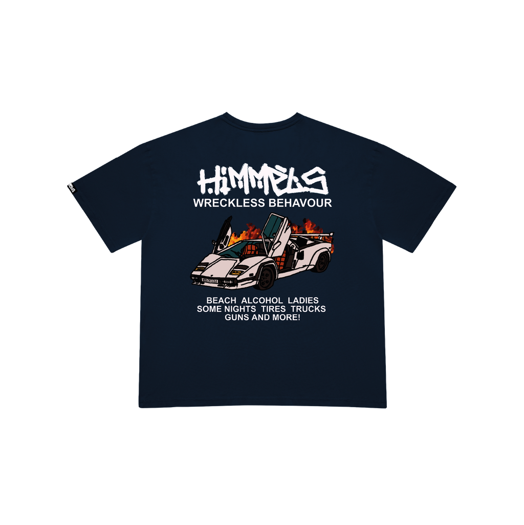 NAVY BLUE WB T-SHIRT