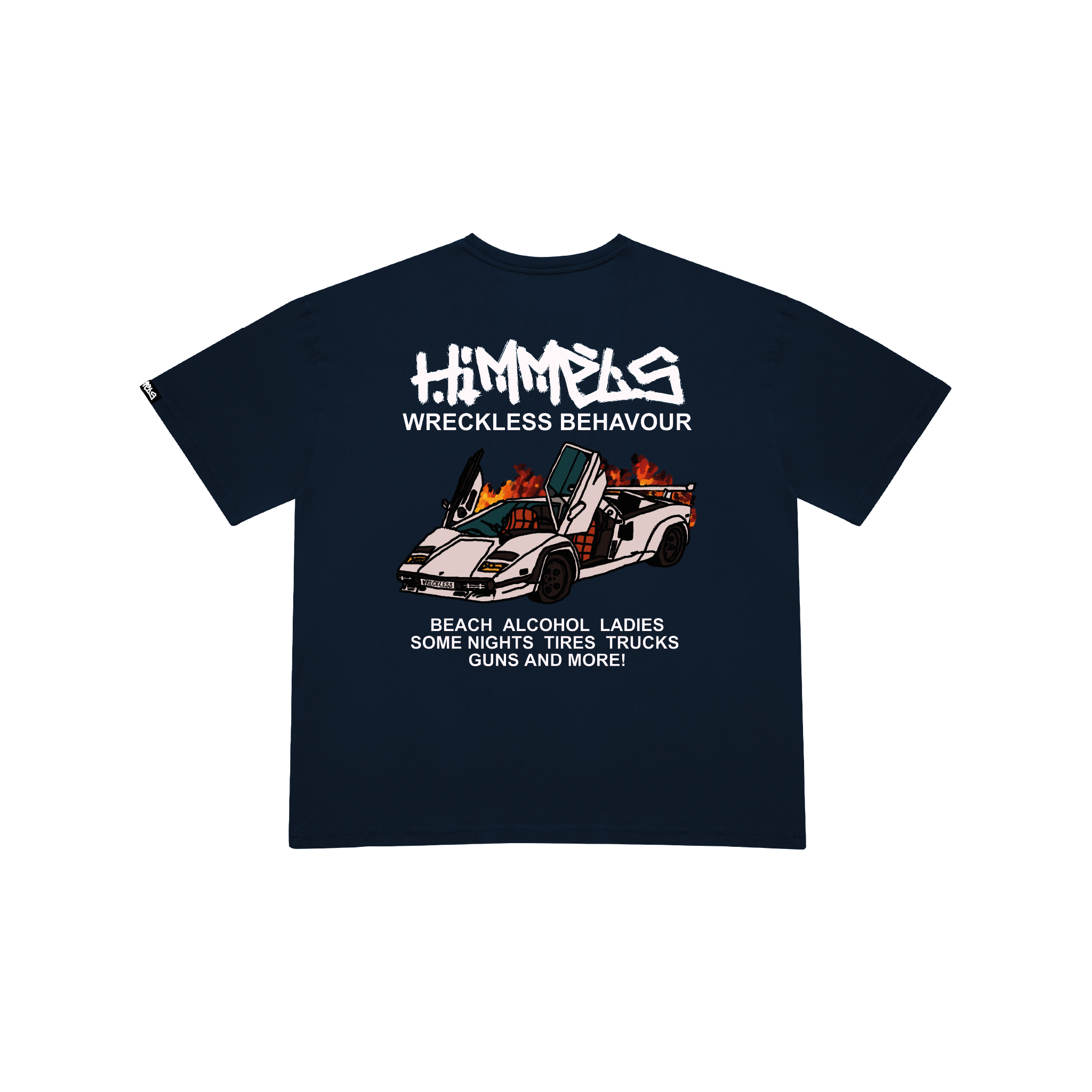 NAVY BLUE WB T-SHIRT