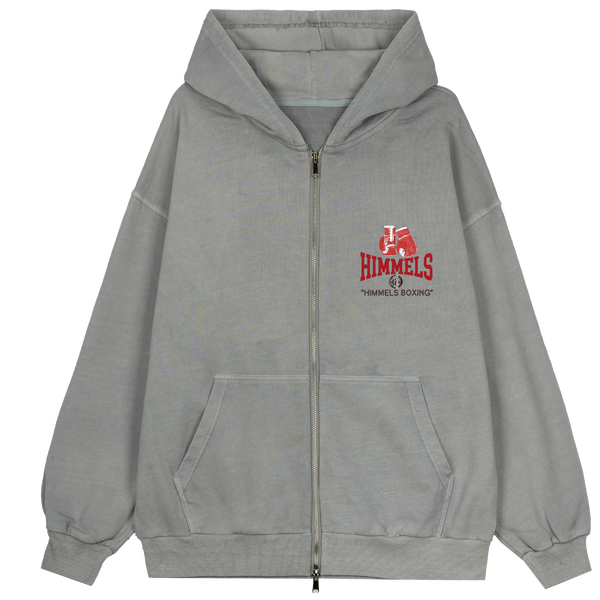 SUDADERA CON CREMALLERA BOXING ICE GREY